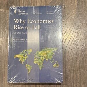 NWT The Great Courses Why Economies Rise or Fall Guidebook & dvd 2:13